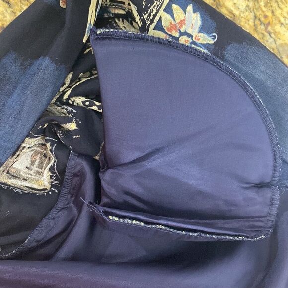 Emily Adams vintage artsy single button closure blazer, size M. - Picture 5 of 9